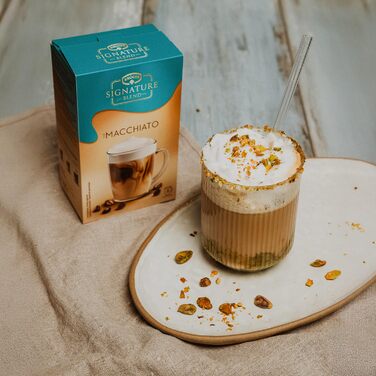Растворимый кофе Macchiato в складной упаковке, 144 г Signature Blend KRÜGER