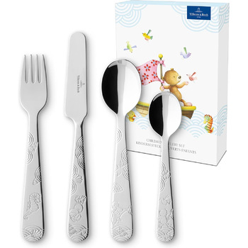 Набор детских столовых приборов, 4 предмета в подарочной упаковке Happy as a Bear Villeroy & Boch