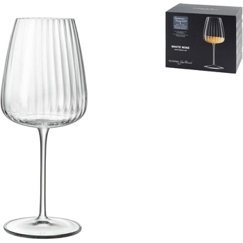 Набор из 6 бокалов для белого вина, прозрачное стекло, 55 см