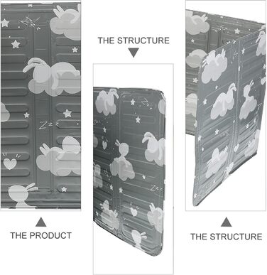 Двухсекционная сложная защита от брызг для кухни WESIEVYA