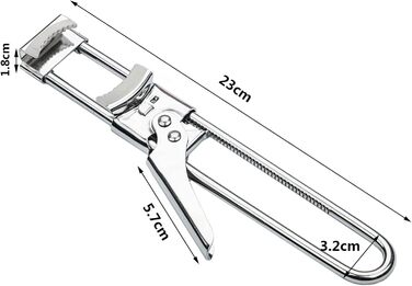 Набір з 2 відкривачів для банок, нержавіюча сталь Yüjuhe
