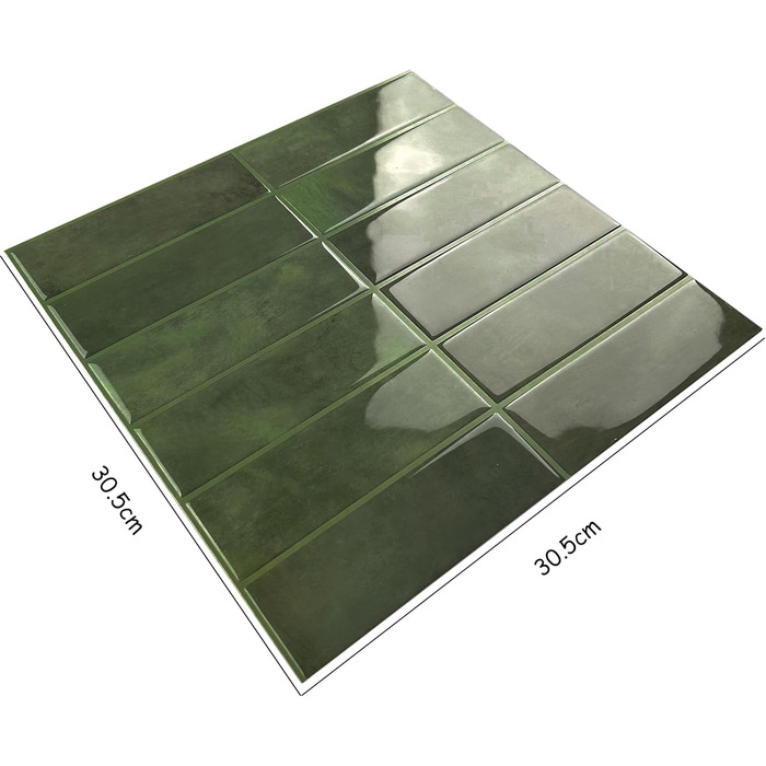 Самоклеюча плитка для кухонного фартуха 30,5 х 30,5 см 10 шт WoStick