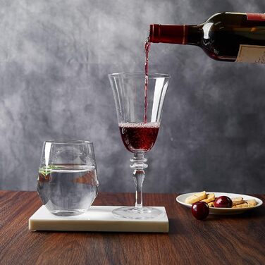 Елегантні келихи у вінтажному стилі 4 шт 420 мл Royalrose