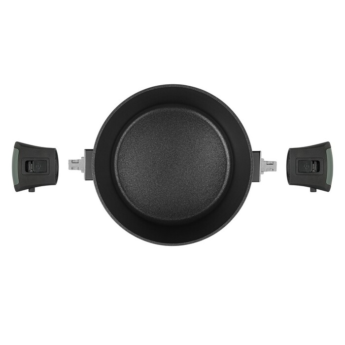 Каструля Fissman BRILLIANT 20x10см / 2,6л зі знімними ручками (14381)