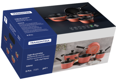 Набір посуду Tramontina Glenz (9 предметів) (6882215)