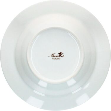 Набір із 6 тарілок для торта MamboCat Variant Floral Барвисті порцелянові тарілки для сніданку на 6 осіб Барвисті маленькі тарілки для салату, десерту та інших страв на сніданок, обід, каву та вечерю (тарілки для супу)