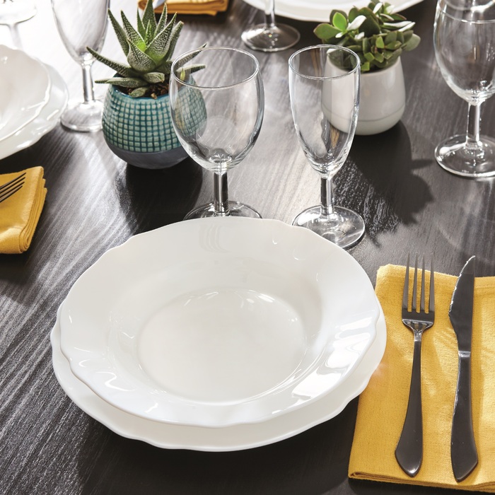 Сервиз LUMINARC LOUIS XV WHITE, 18 предметов (6840744)