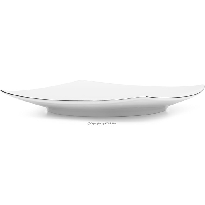 Набор посуды konsimo Combi на 12 персон Набор тарелок CARLINA Modern 36 предметов Столовый сервиз - Сервиз и наборы посуды - Комбинированный сервиз на 12 персон - Сервиз для семьи - Посуда Столовая посуда (Комбинированный сервиз 12 шт., Platinum Edges)