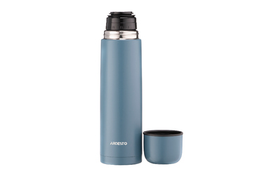 ARDESTO Thermos Bright City 1000 мл, темно-синий, нержавеющая сталь