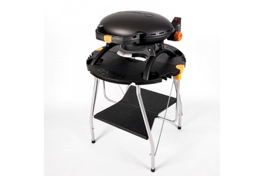 КОМПЛЕКТ Портативный переносной газовый гриль O-GRILL 500, черный+шланг в подарок! Код: 011672