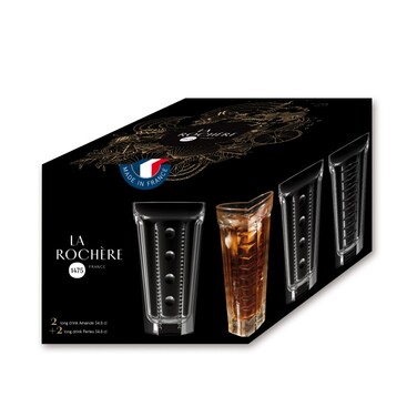 Набір склянок для напоїв La Rochere SAGA, h 14,5 см, 350 мл, 4 шт.