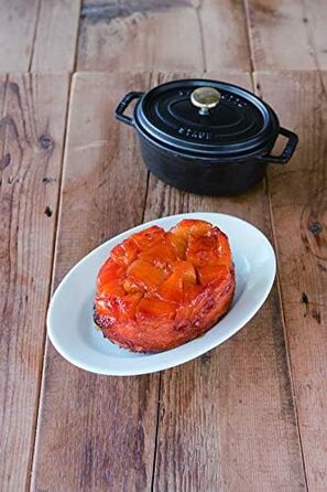 Чавунна жаровня/кокотниця STAUB, овальна 6,7 л, (15 см, чорна)