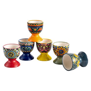 Набір яєчних чашок порцеляні 6 шт Henten Home