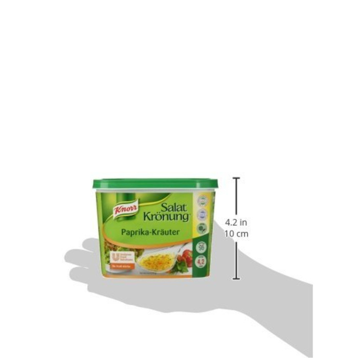 Заправка для салату Knorr Art (Легко готується, універсальна заправка для салату) 1 упаковка (1 x 1 кг) (Перці, 500 г (1 упаковка))