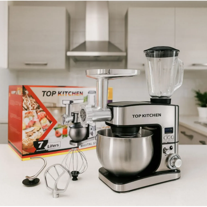Кухонный комбайн 3-в-1, 7 л 4500 Вт Top Kitchen