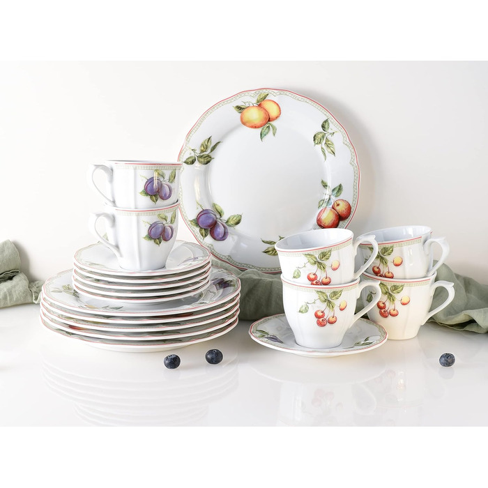 Кавовий сервіз 18 предметів Flora Orchard Creatable