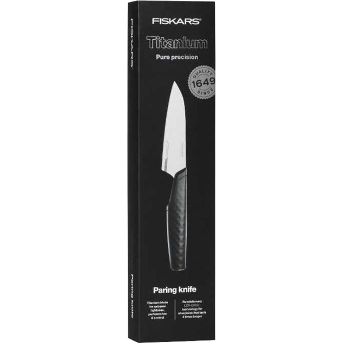 Нож для корнеплодов Fiskars Titanium 10 см (1027297)