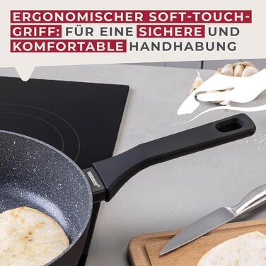 Сковорода глибока 28 см з керамічним покриттям Cosmo Fackelmann