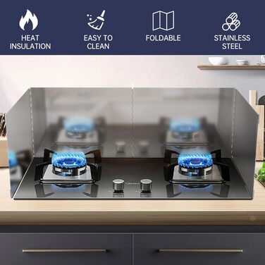 Защита от брызг жира для плиты 40 х 40 см Linone