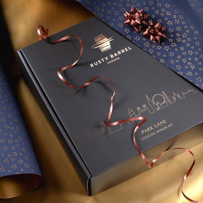 Профессиональный набор для приготовления коктейлей медный Rusty Barrel