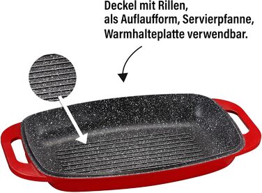 Жаровня с крышкой 43 x 26 см 8,4л STONELINE