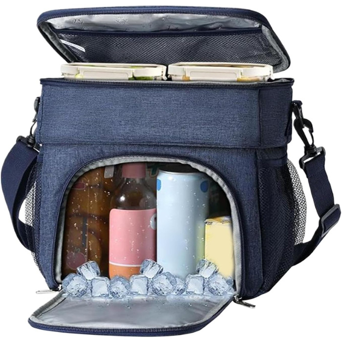 Термосумка 14 л темно-синяя Generisch