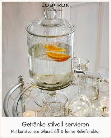 Диспенсер для напитков с краном 3 л Loberon