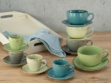 Серія Nature Collection Набір чашок для бістро, 8 предметів (Bistro Cups Mix, натуральний), 23699