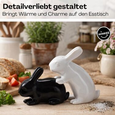 Сільничка та перечниця у формі зайчика Winkee