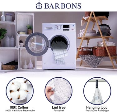 Набір з 20 кухонних рушників 50 x 70 см, синій BARBONS