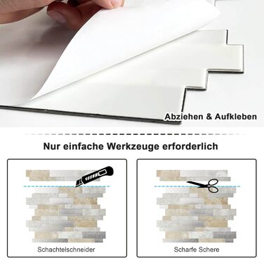 Наклейки самоклеящиеся водонепроницаемые 10 шт BeNice