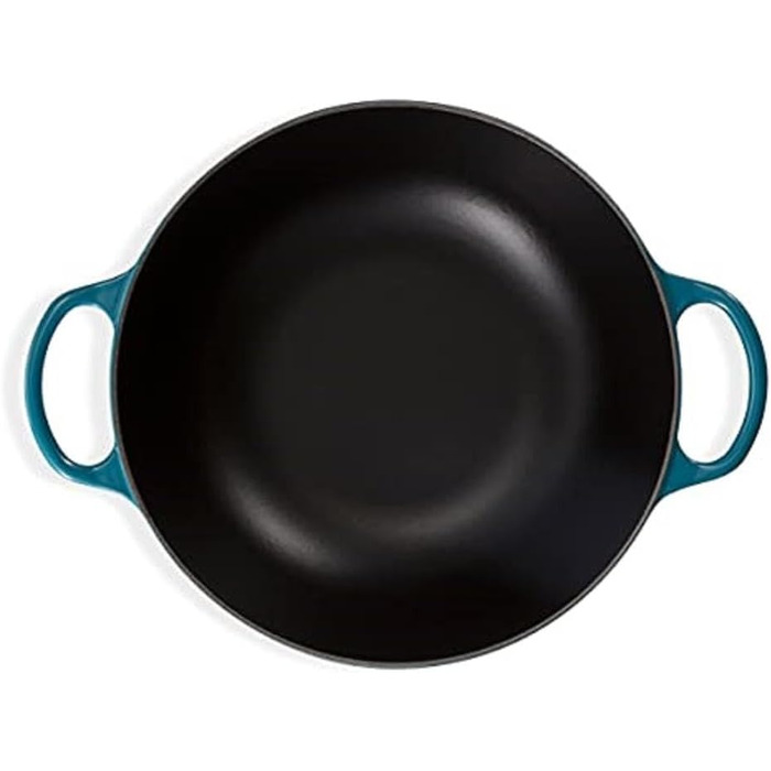 Чавунна каструля Le Creuset Signature La Marmite, 26 см, 4,1 л, Deep Teal (для всіх типів плит, включаючи індукційні)