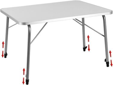 Складной алюминиевый стол для кемпинга 80 x 55 см Deuba