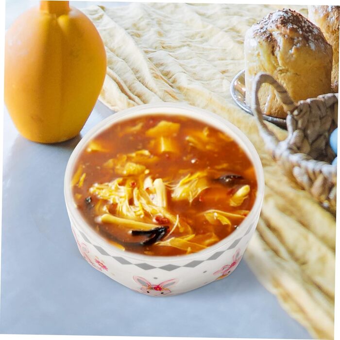 Миски керамічна з милим дизайном зайчика ABOOFAN