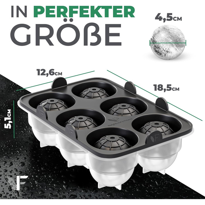 Патентованная форма для льда 2 шт Neighbour's Friend