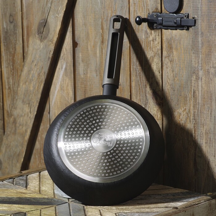 Сковоріда для жарки Fissman VELA ROCK 28x5 см алюміній з антипригарним покриттям (14243)