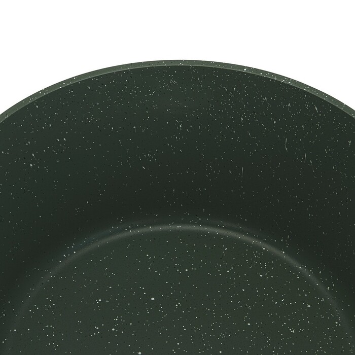Кастрюля Fissman 20x10 см/2,6 л CUISINE со стеклянной крышкой алюминий с антипригарным покрытием (14592)