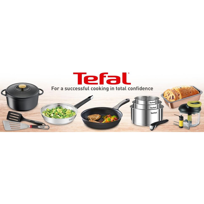Кастрюля 10,4 л из нержавеющей стали со стеклянной крышкой 28 см Primary Tefal