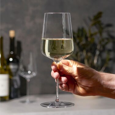 Набор бокалов для вина из 6 предметов, универсальные бокалы, хрустальное стекло, 550 мл, Definition, 1350101 (Бокалы для белого вина 430 мл)