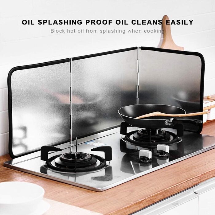 Складной брызгозащитный экран для кухонной плиты GEEKHOM