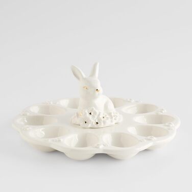 Керамічний піднос для яєць до Великодня 23 см home&you