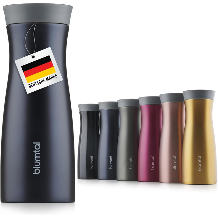 Термочашка 380 мл темно-синя London Blumtal