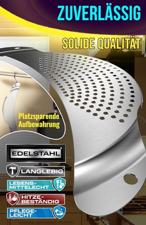 Друшляк для пасти з нержавіючої сталі 4happy