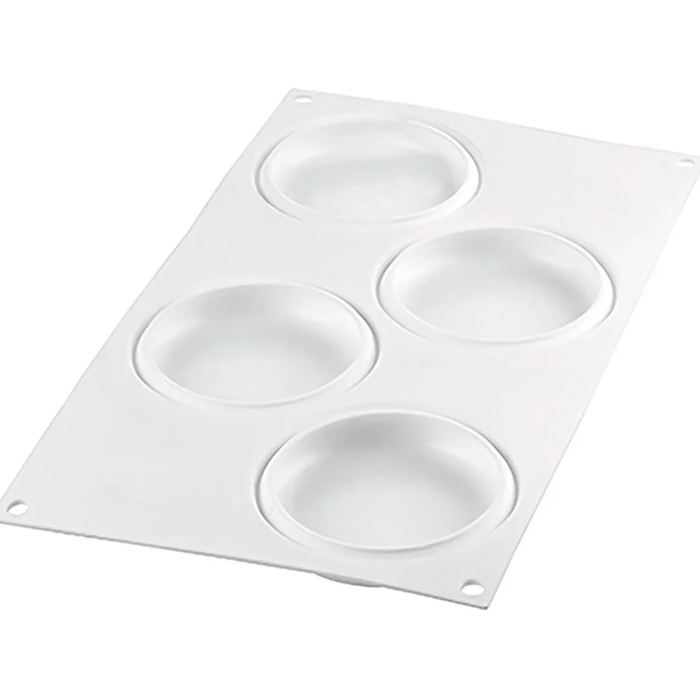 KIT TARTE RING ROUND D100 MM Форма силіконова d 85 h 15 mm + 4 кільця (d 100 mm, h 20 mm) - 1*4 ф