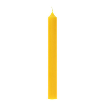 Набор прямых свечей Bougies La Française, желтые, 20 х 2,2 см, 65 г, 12 шт.