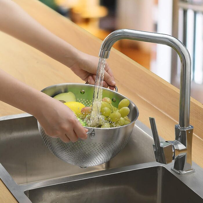 Дуршлаг из нержавеющей стали 24 см KINGBON