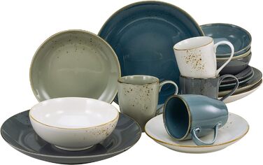 Набор посуды на 4 персоны, 16 предметов, Nordic Style Nature Collection Creatable