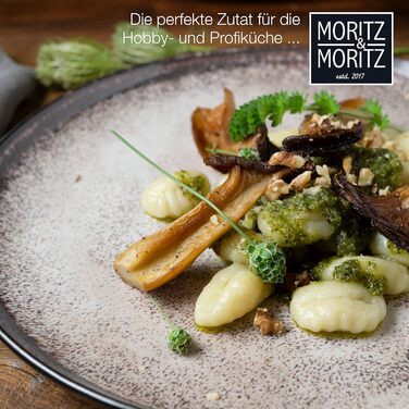 Набір посуду Moritz & Moritz VIDA з 18 предметів 6 осіб Елегантний набір тарілок з високоякісної порцеляни посуд, що складається з 6 обідніх тарілок, 6 десертних тарілок, 6 тарілок для супу (6 великих тарілок)