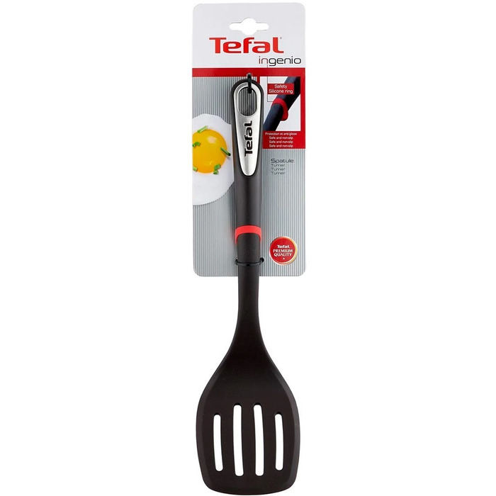 Tefal Лопатка кухонна Ingenio, пластик, чорний