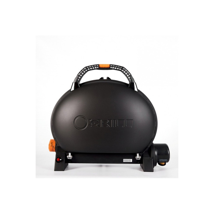 КОМПЛЕКТ Портативный переносной газовый гриль O-GRILL 500, черный+шланг в подарок! Код: 011672